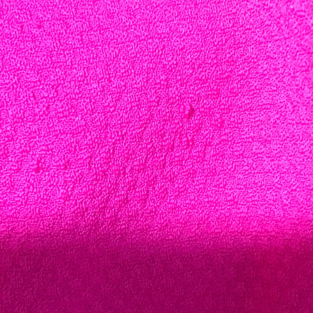 "Vintage Umgee USA hot pink tunic top lace crochet accents hem - Picture 7 of 11